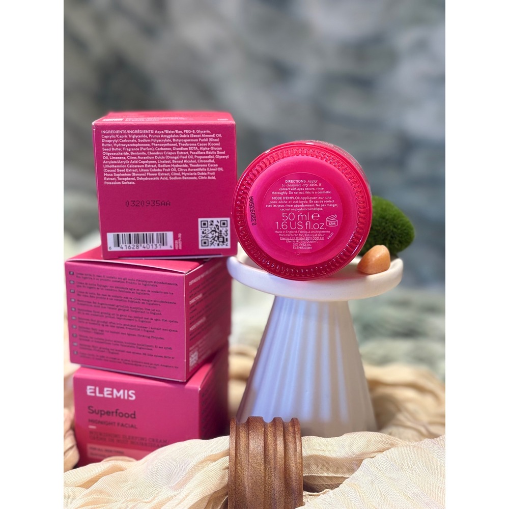 Elemis Superfood Midnight Facial Nourishing Sleeping Cream Prebiotic Treatment - Picture 5 of 5